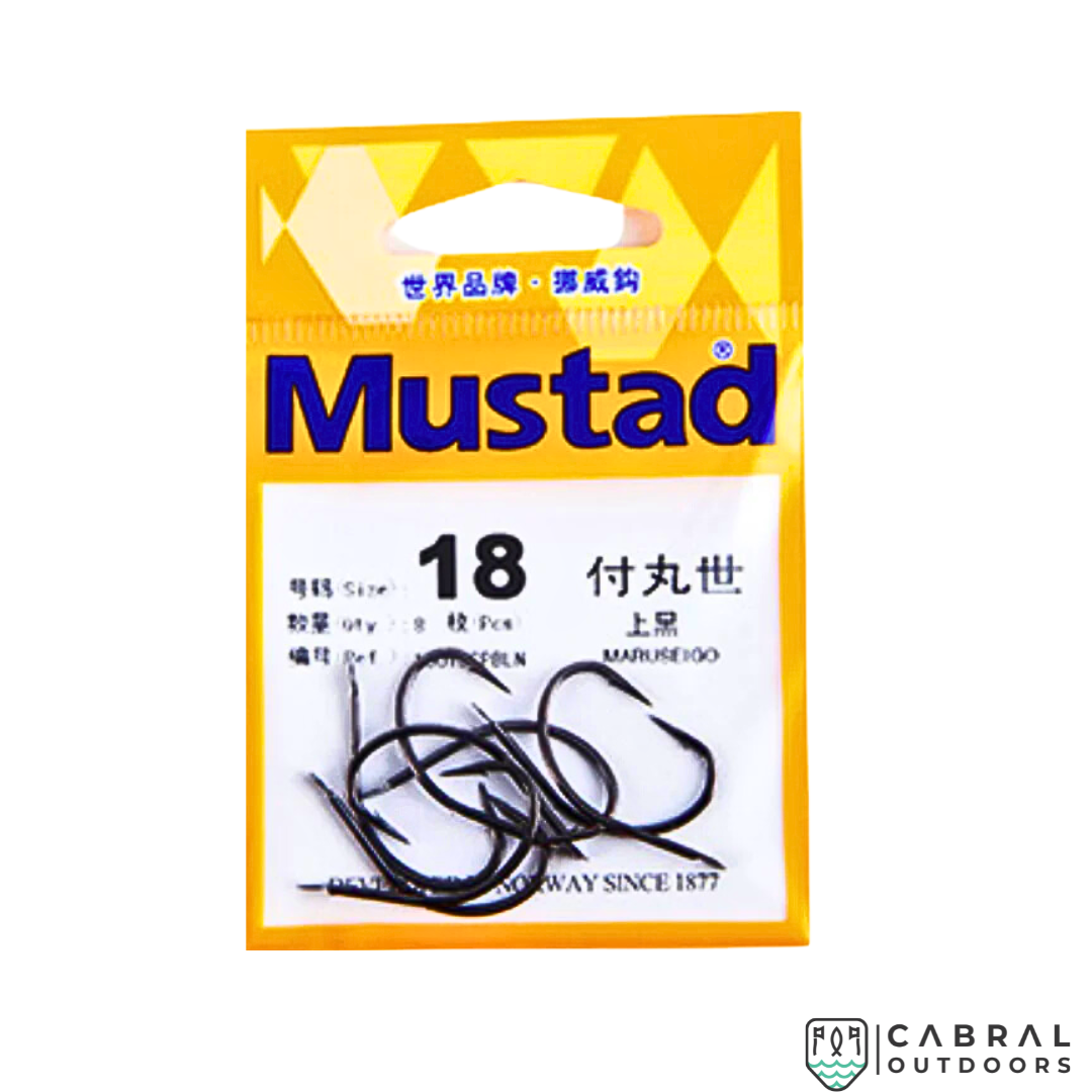 Mustad 10757 SP BN Chinu Hook Ringed Kirbed | Size-1-6 Hooks Mustad Cabral Outdoors