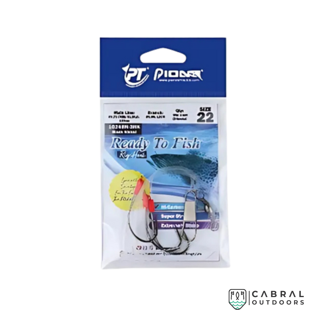 Pioneer Ready To Fish (Rig Hook) 1024BN-3HK | Size :10-24 Cabral Outdoors Cabral Outdoors