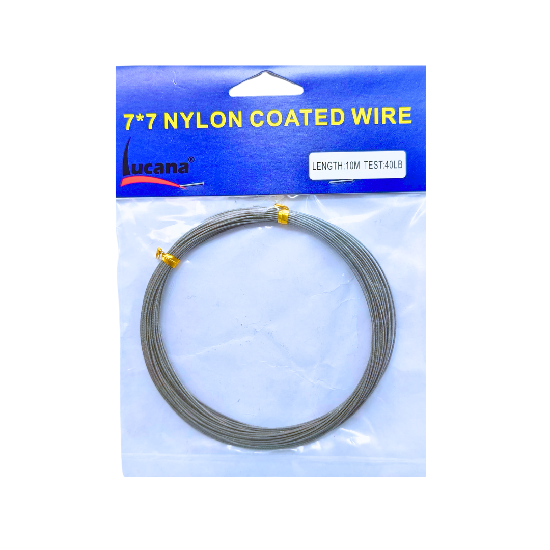 Lucana 7*7 Nylon Coated Wire | 10m Wire Leader Lucana Cabral Outdoors