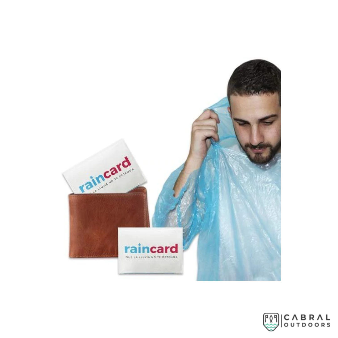 Rain Card | Poncho | Travel Rain Coat Rain Suits Generic Cabral Outdoors