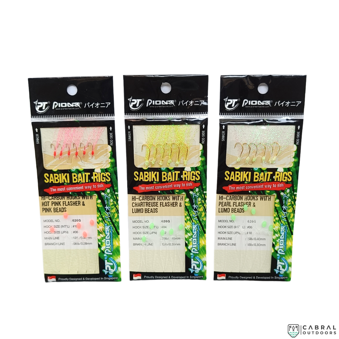 Pioneer Sabiki Bait Rigs 626G | #8-#12 Sabiki Pioneer Cabral Outdoors