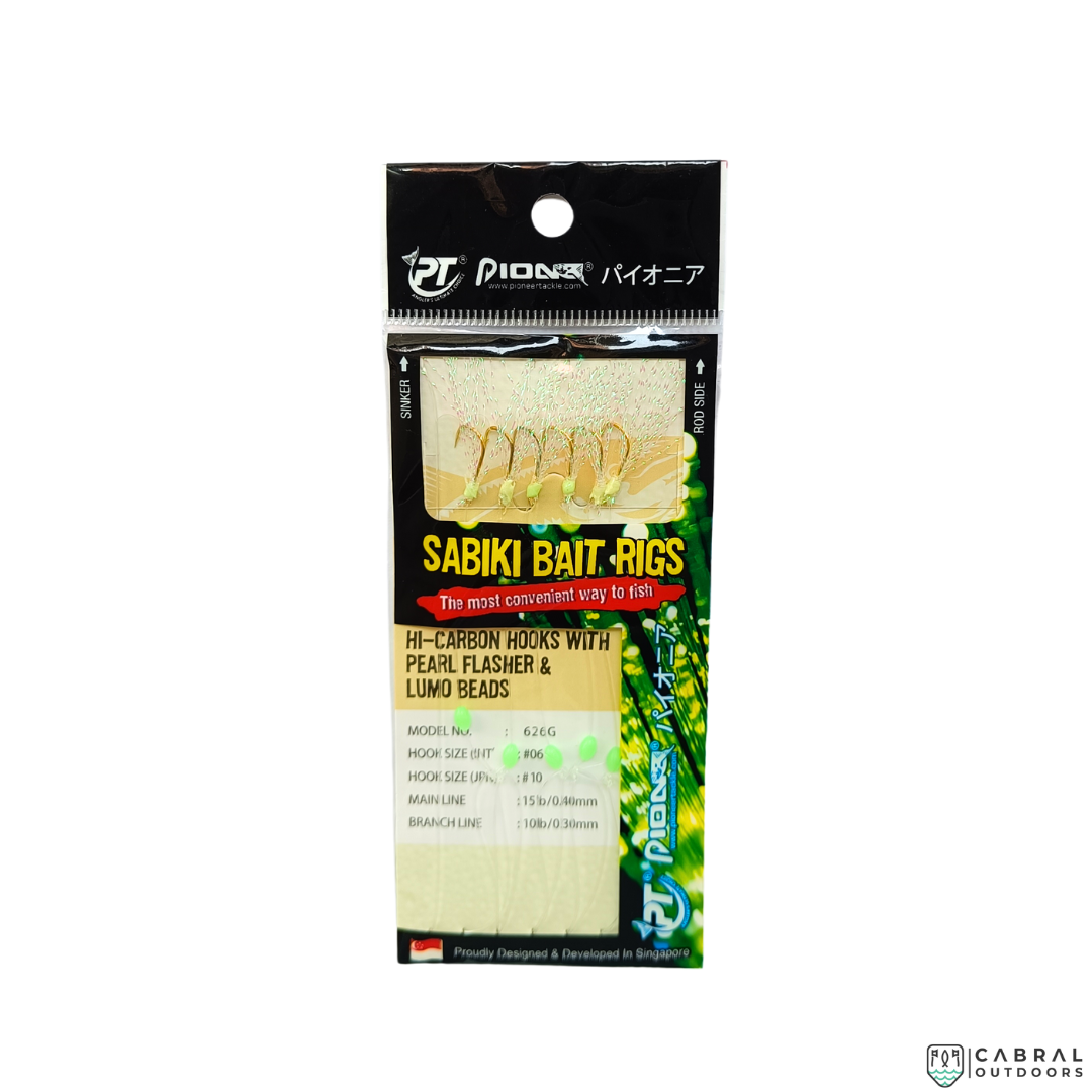 Pioneer Sabiki Bait Rigs 626G | #8-#12 Sabiki Pioneer Cabral Outdoors