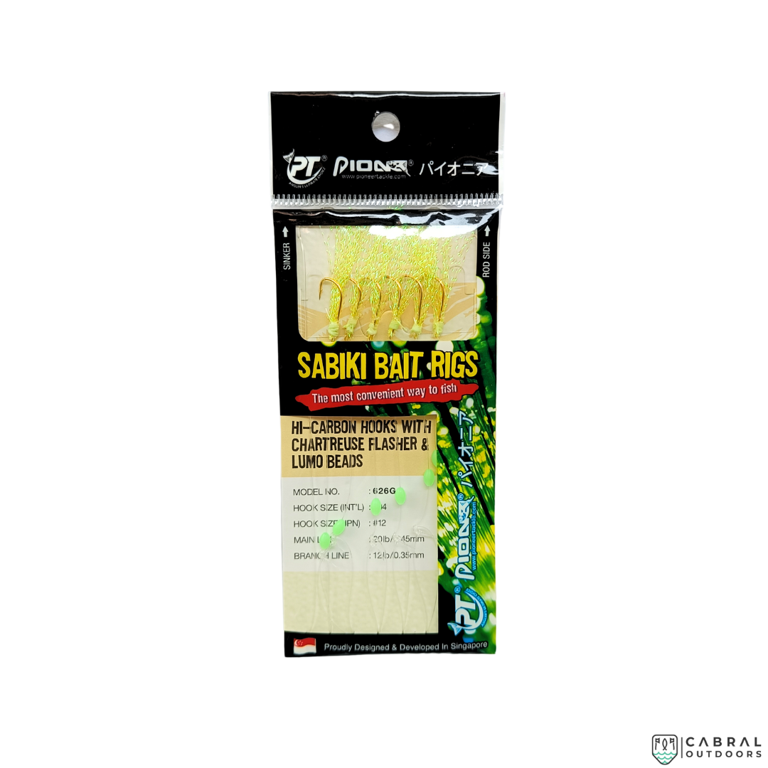 Pioneer Sabiki Bait Rigs 626G | #8-#12 Sabiki Pioneer Cabral Outdoors