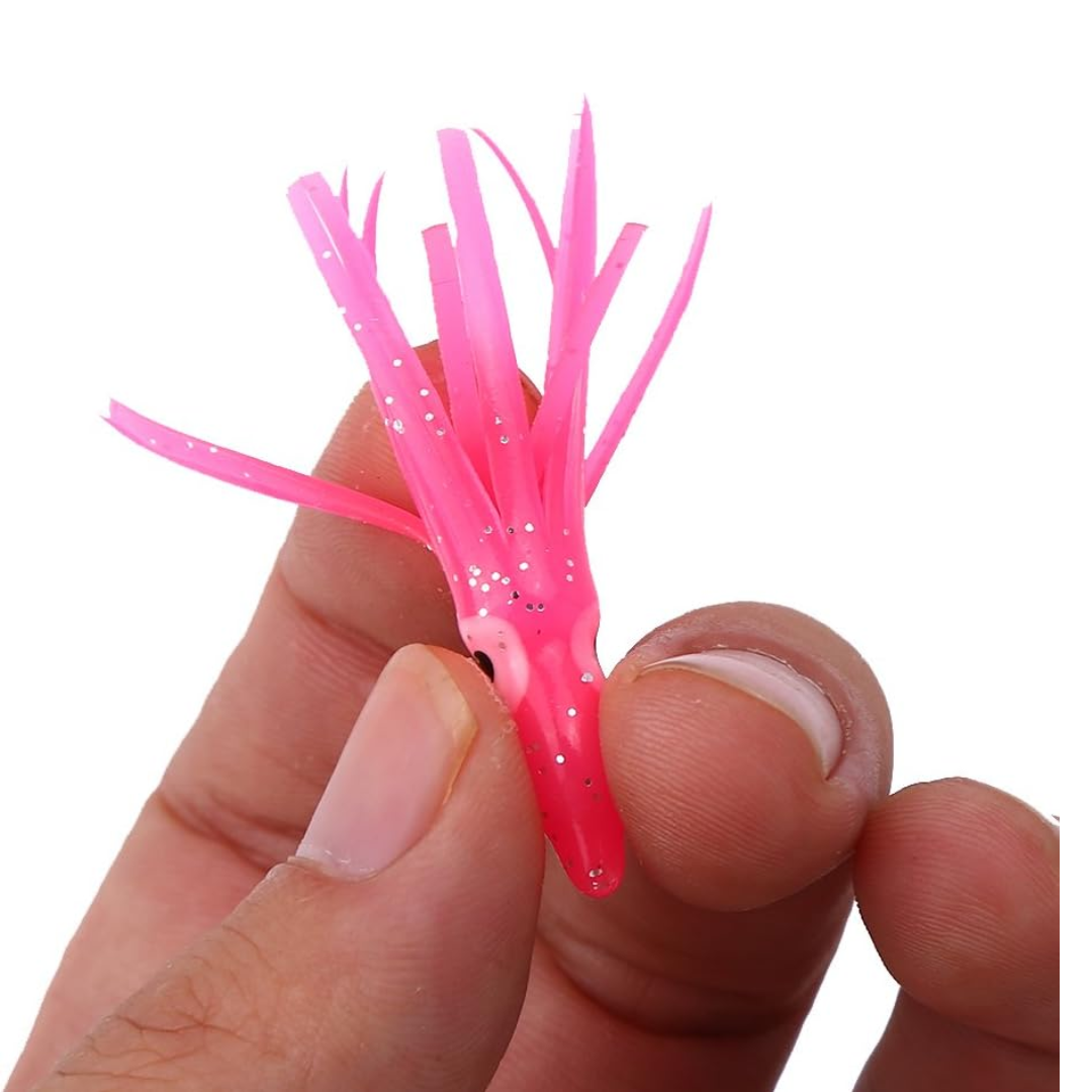 Octopus Squid Skirt Lure | 3cm-4cm | 5pcs/pkt Squid Generic Cabral Outdoors