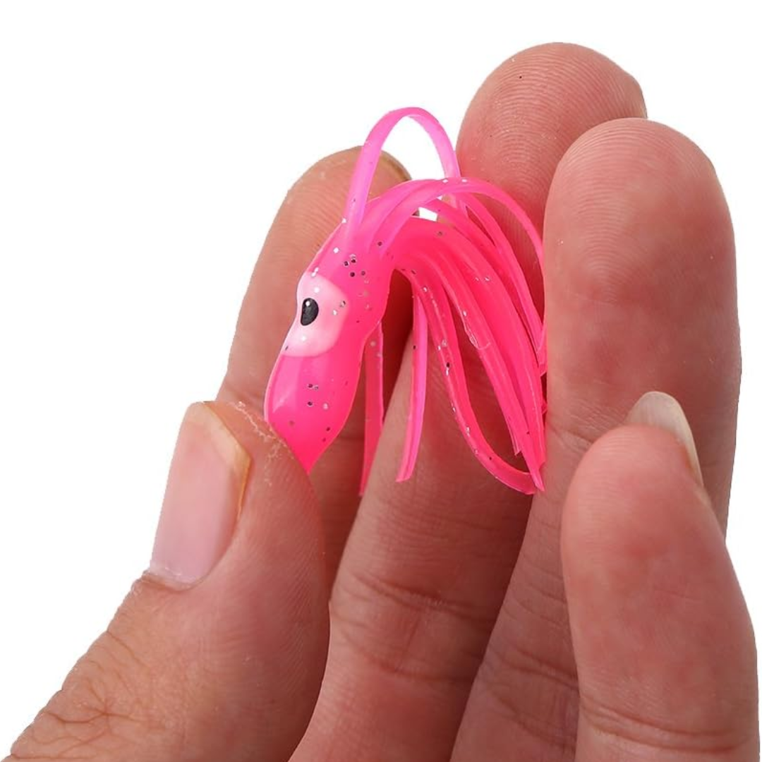 Octopus Squid Skirt Lure | 3cm-4cm | 5pcs/pkt Squid Generic Cabral Outdoors