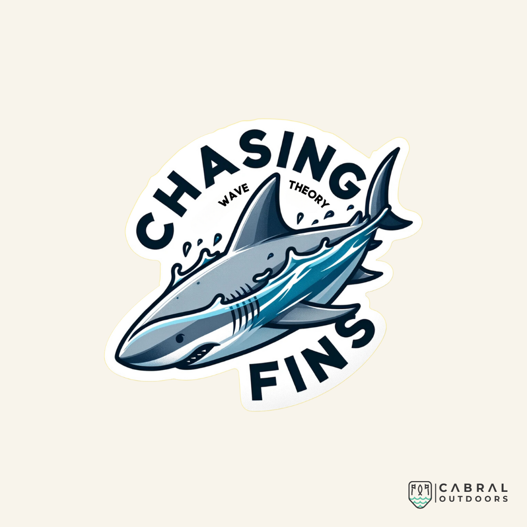Chasing Fins - Sticker stickers WaveTheory Cabral Outdoors