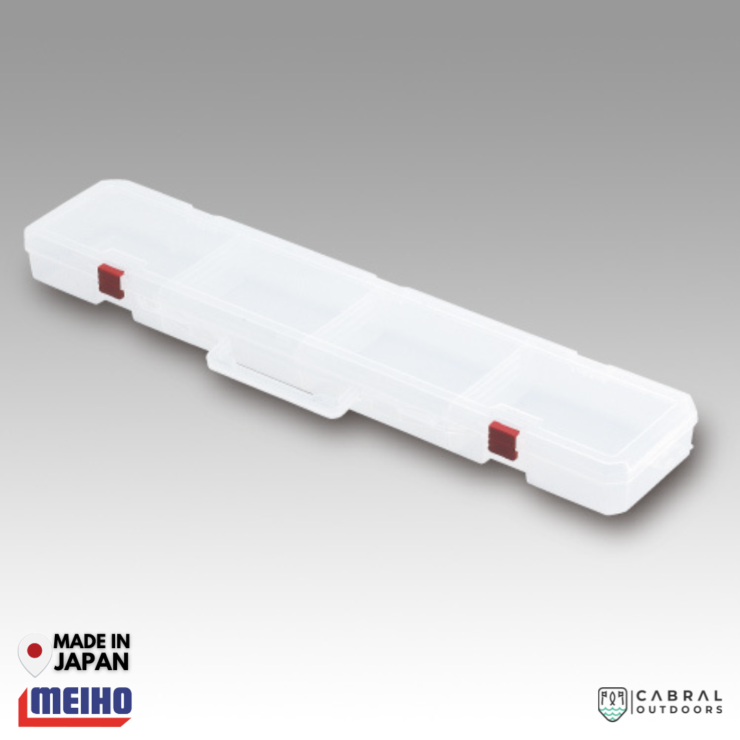 Meiho Long Case 620 | 4 Compartments Tackle box Tackle Box Meiho Cabral Outdoors