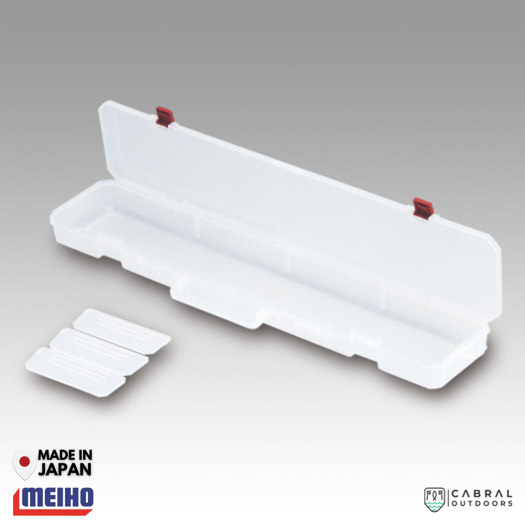 Meiho Long Case 620 | 4 Compartments Tackle box Tackle Box Meiho Cabral Outdoors