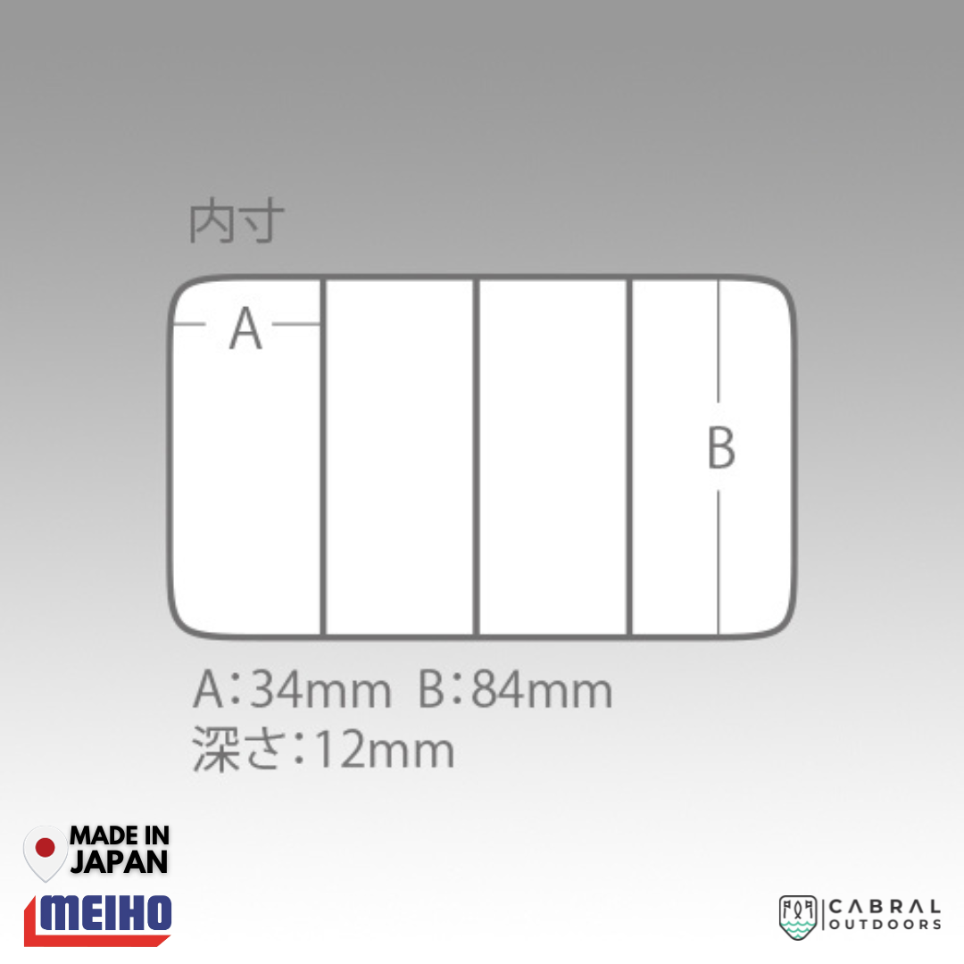 Meiho Quatro Case J Tackle Box Meiho Cabral Outdoors