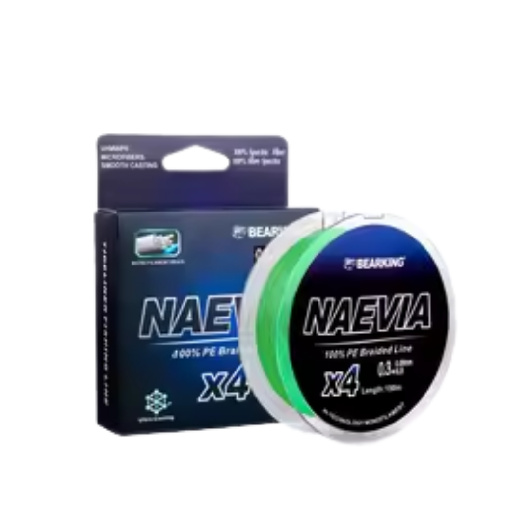 Bearking Naevia X4 PE Braided Fishing Line – 150m Braided Line Bearking Cabral Outdoors