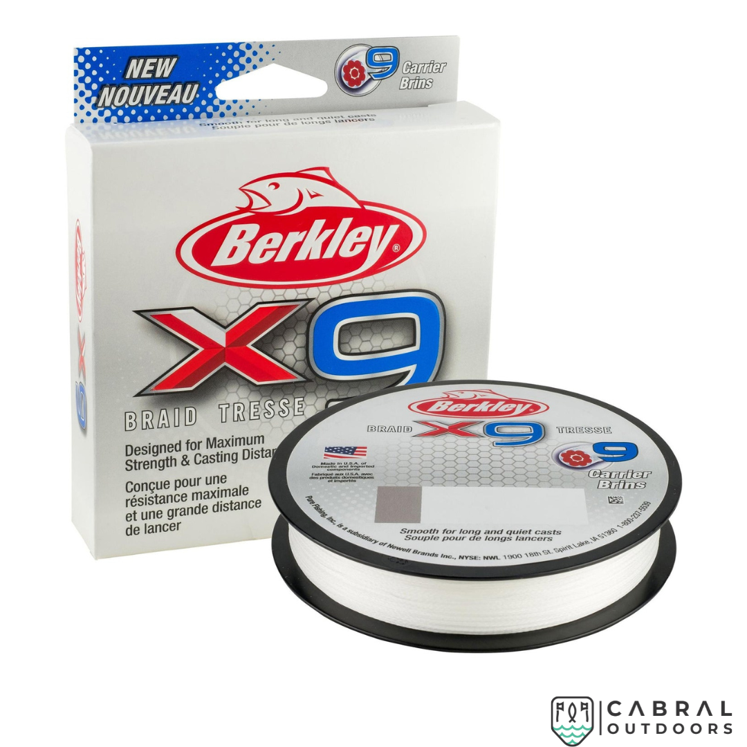 Berkley x9 Braid Tresse 30-40LB | 328YD | 300m Braided Line Berkley Cabral Outdoors