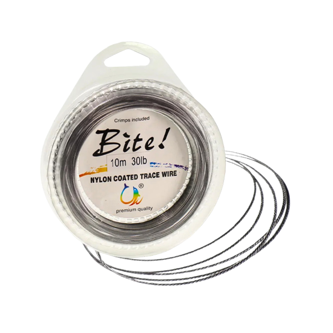 Bite Nylon Coated Trace Wire 10m | 20-80lb
