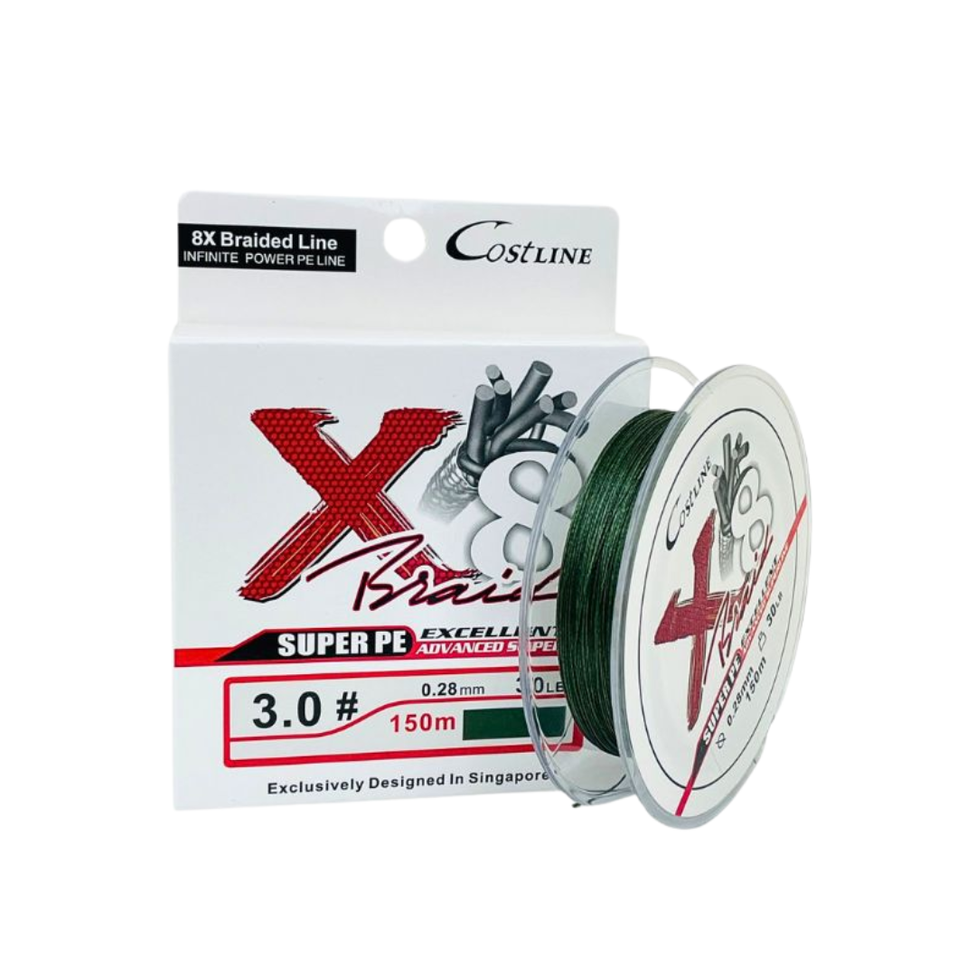 Costline X8 Braided Line |150m