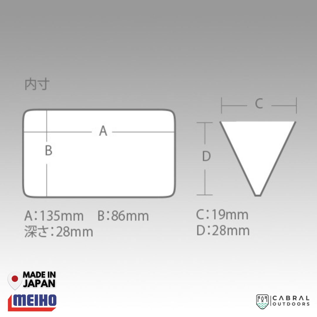 Meiho Reversible D-86 | 12 Compartments Tackle Box Tackle Box Meiho Cabral Outdoors