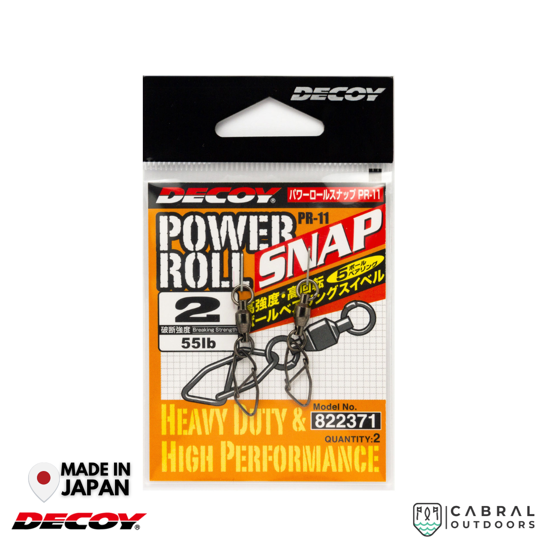 Decoy PR-11 Power Roll Snap | #0-#4 Snap and Swivel Decoy Cabral Outdoors