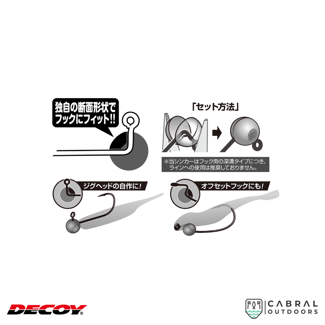 Decoy DS-14 Sinker Type Custom | 1.8g-3.5g sinker Decoy Cabral Outdoors