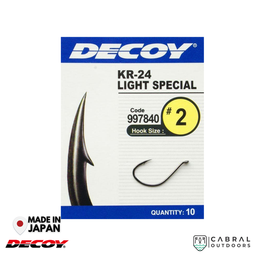 Decoy KR-24 Light Special Hook | #5-#2 Worm hook Decoy Cabral Outdoors