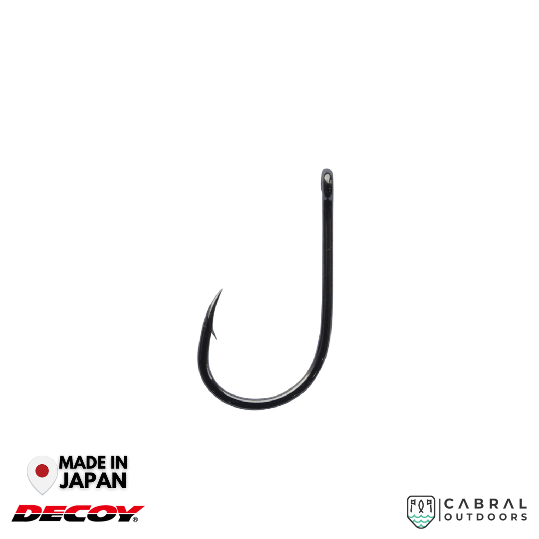 Decoy KR-21 Black Nickeled Hook | #6-#1/0 Worm hook Decoy Cabral Outdoors