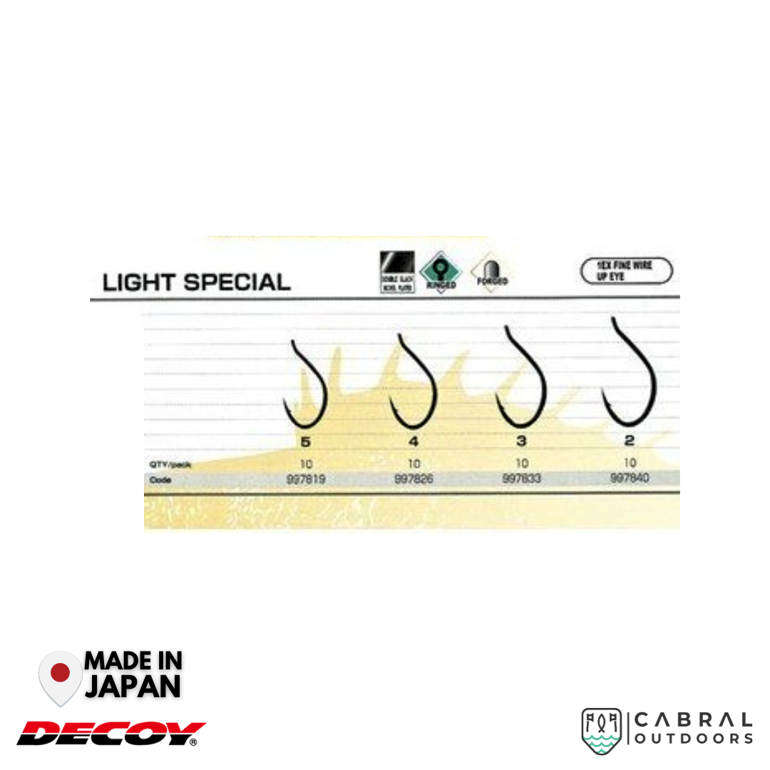 Decoy KR-24 Light Special Hook | #5-#2 Worm hook Decoy Cabral Outdoors