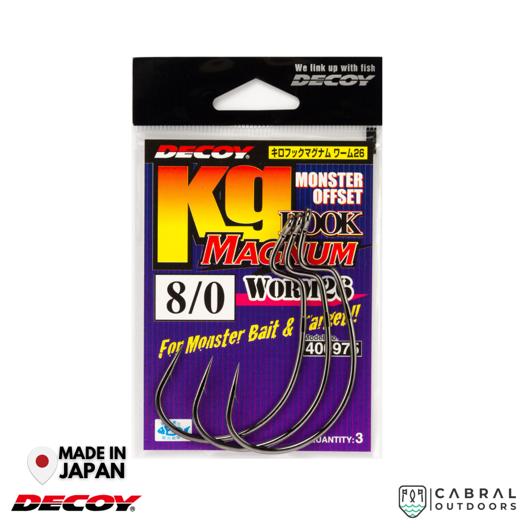 Decoy Worm-26 KG Hook Magnum | #6/0-#10/0 Worm hook Decoy Cabral Outdoors