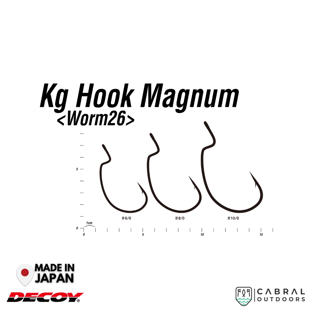 Decoy Worm-26 KG Hook Magnum | #6/0-#10/0 Worm hook Decoy Cabral Outdoors