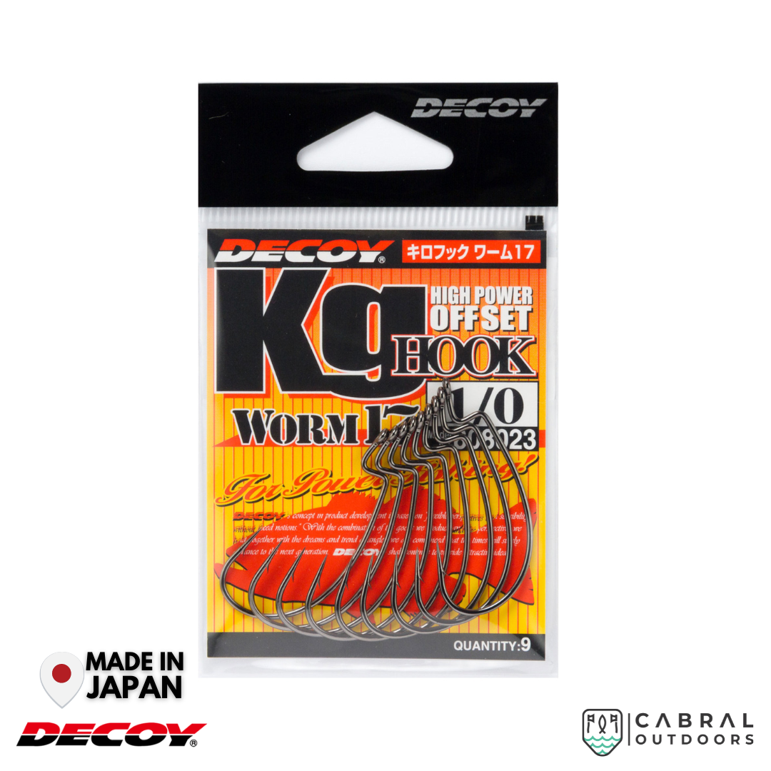 Decoy Worm-17 KG Hook | #6-#5/0 Worm hook Decoy Cabral Outdoors