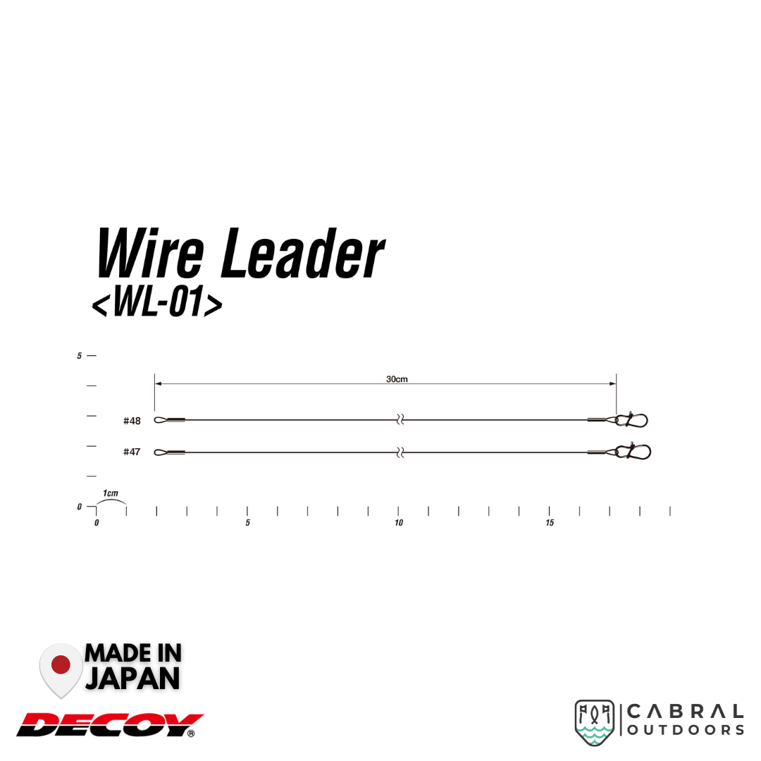 Decoy WL-1 Wire Leader | #48-#47 Wire Leader Decoy Cabral Outdoors