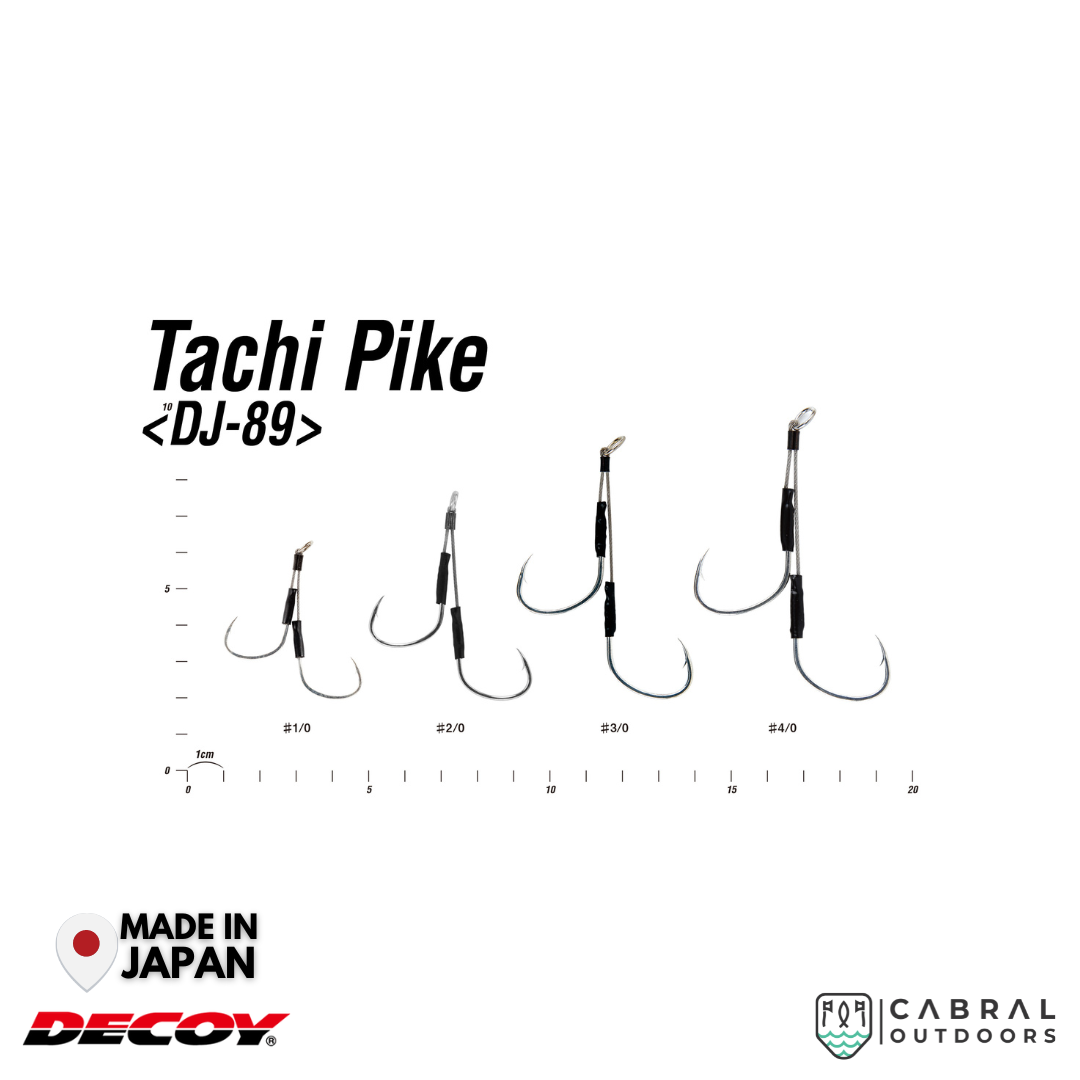Decoy DJ-89 Tachi Pike Assist Hook | #1-#3/0 Assist Hooks Decoy Cabral Outdoors