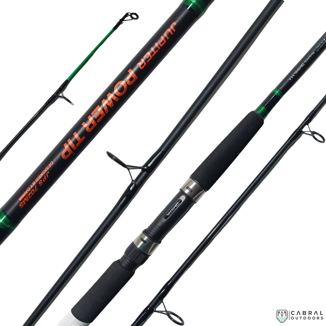 Daiwa Jupiter Power Tip Matt Black 7ft -8ft Spinning Rod | New Version 2024 Spinning Rods Daiwa Cabral Outdoors Daiwa Jupiter Power Spinning Rod | Elite Performance for Anglers