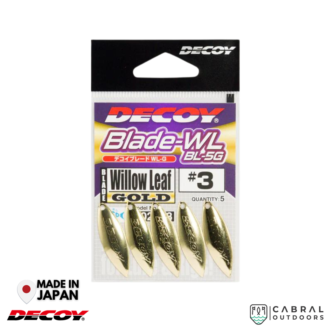 Decoy BL-5G Willow Leaf Gold | #2-#3.5 Blade Decoy Cabral Outdoors