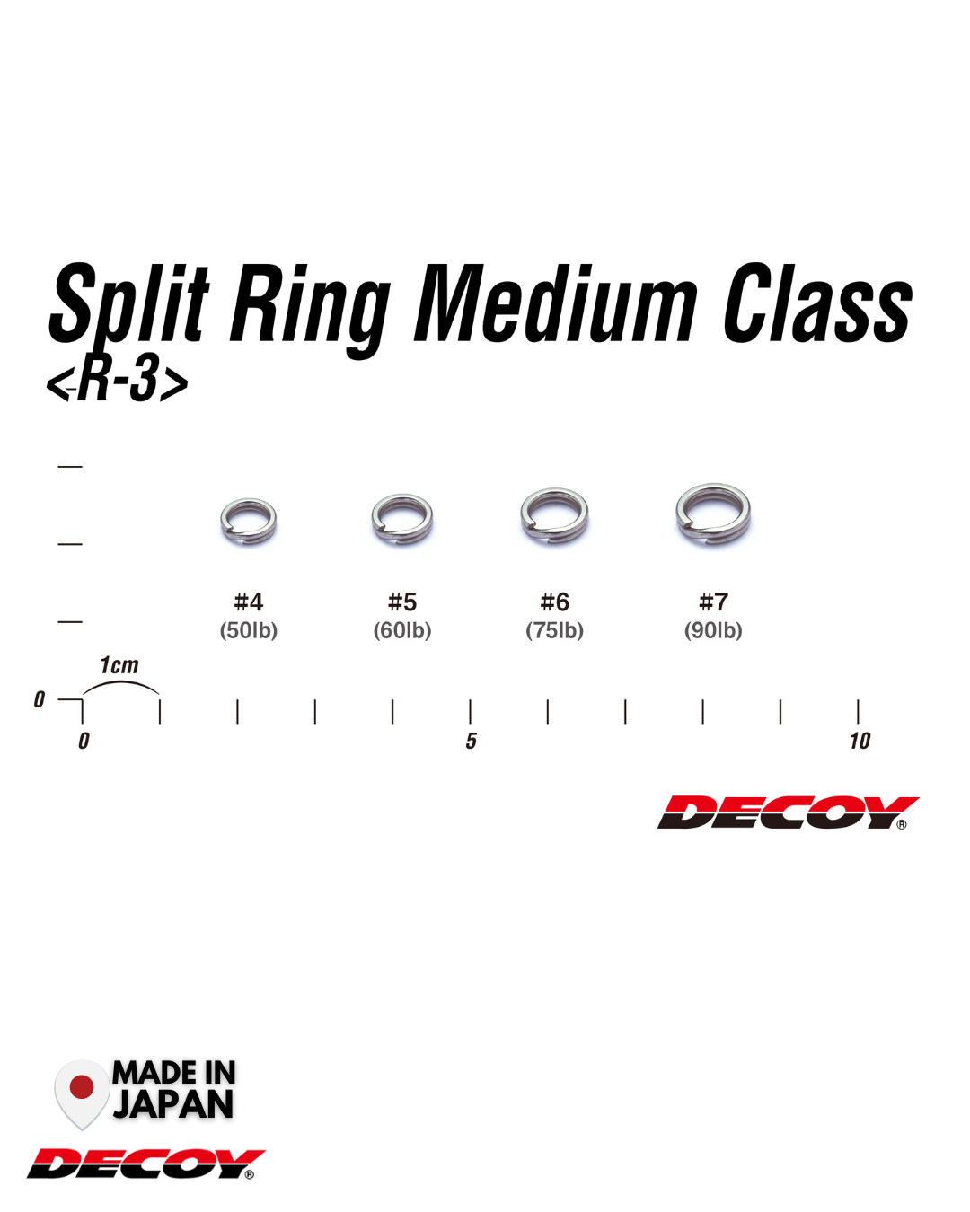 Decoy R-3 Split Ring Medium Class |#4-#7