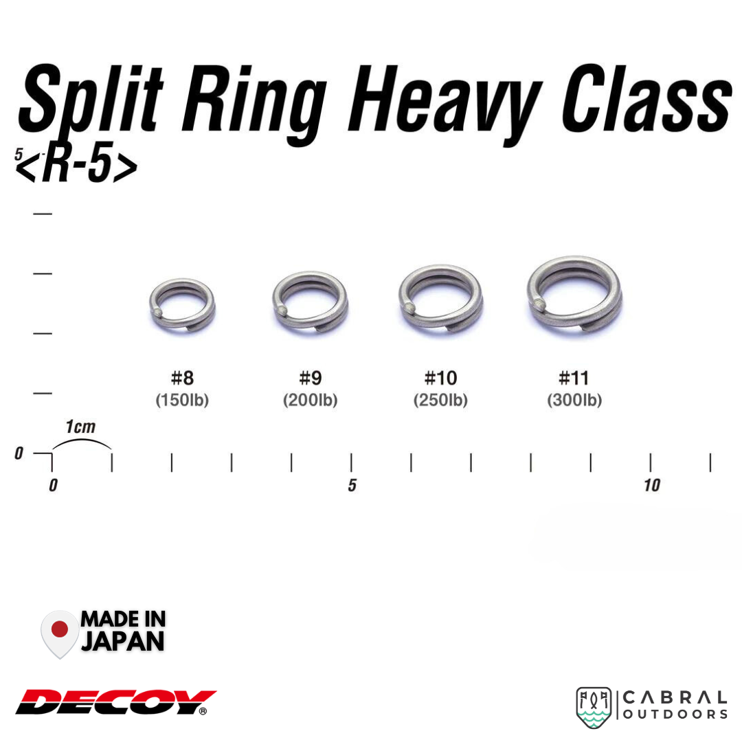 Decoy R-5 Split Ring Heavy Class| #8-#11 Split Ring Decoy Cabral Outdoors