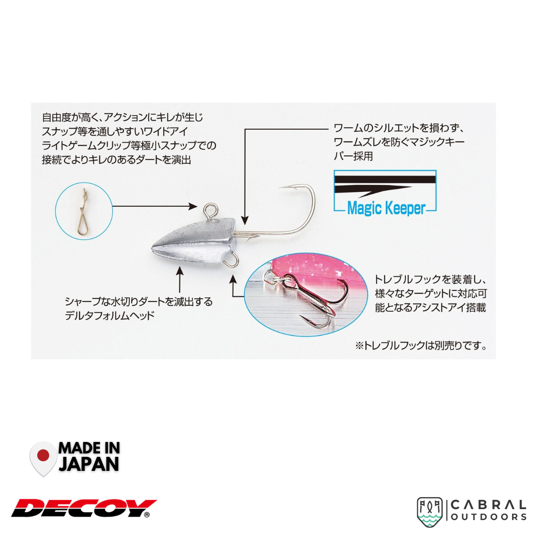 Decoy SV-51H Delta Magic Heavy | #3-#6 | 3.5g-7g Jig Head Decoy Cabral Outdoors