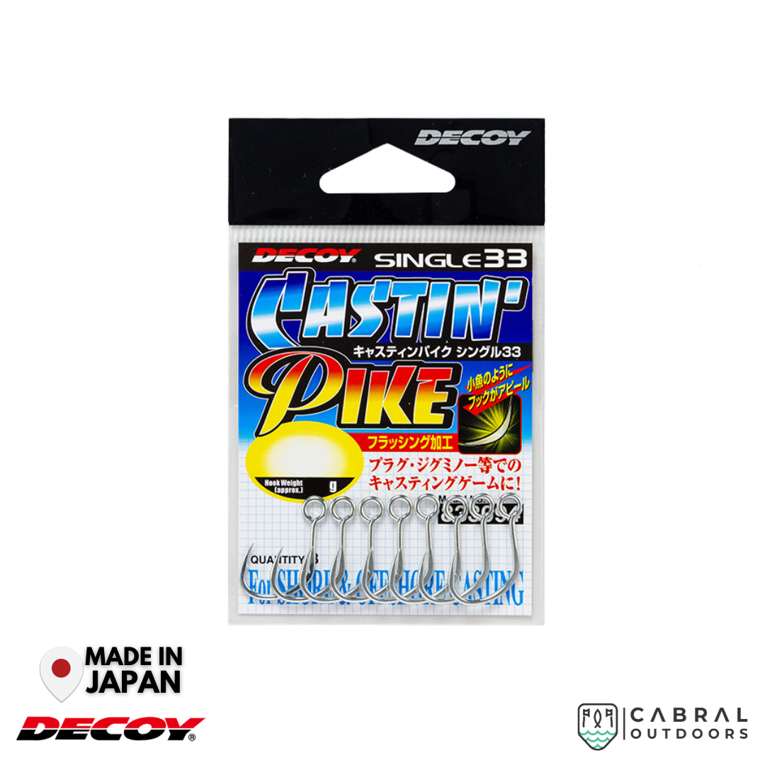 Decoy Single 33 Castin Pike | #6-#1/0 Hooks Decoy Cabral Outdoors