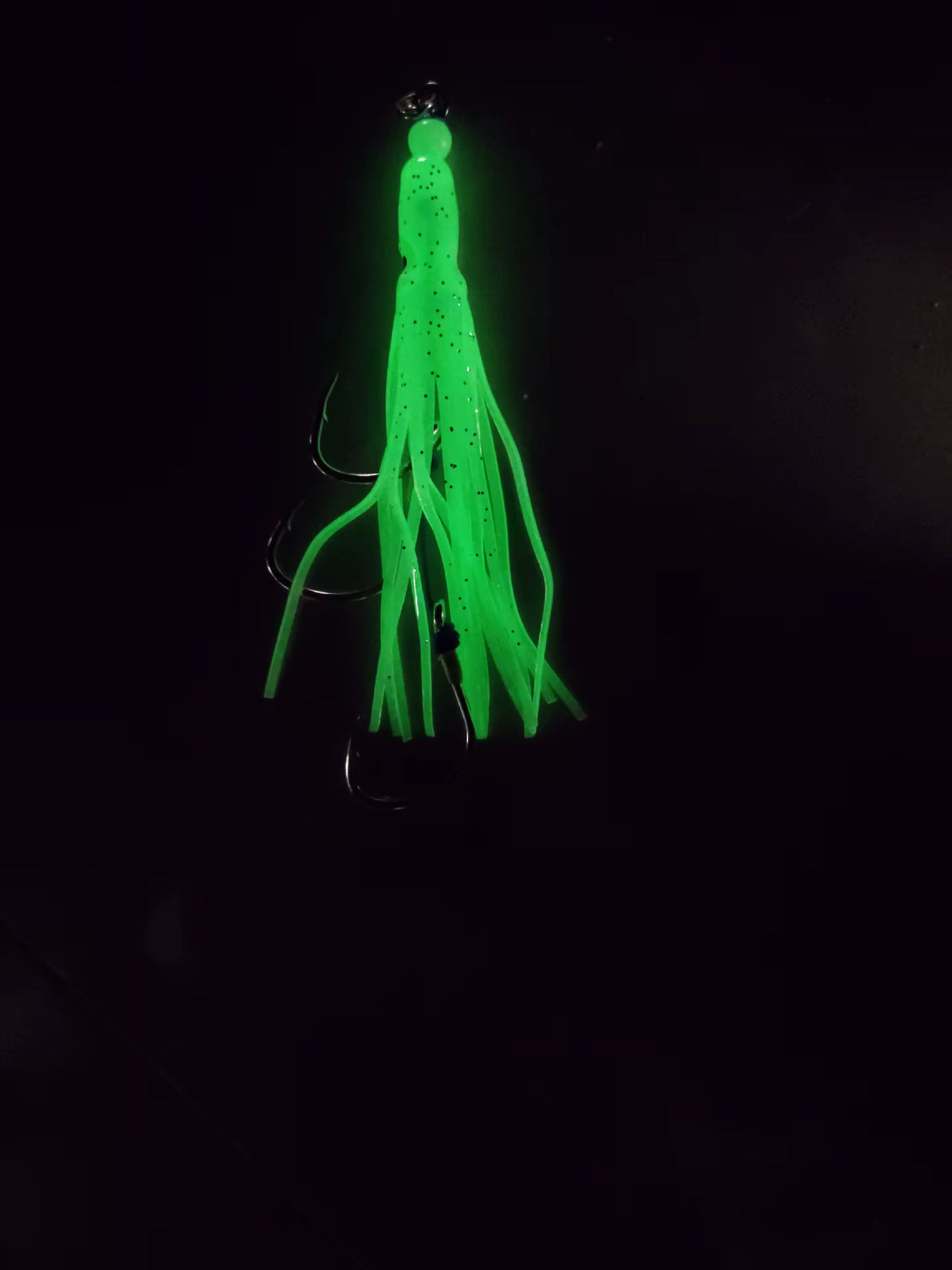 Luminous Soft Octopus Squid Skirts Jig Hook Saltwater Rubber Skirt| Size-2/0-4/0