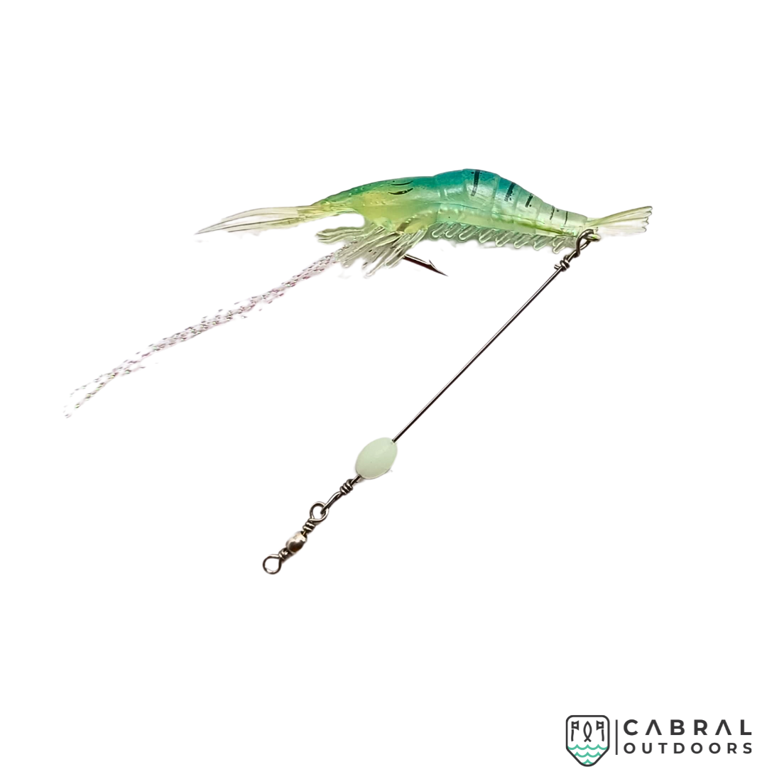 Lucana Soft Shrimp Lure With Leader Cord | 3pcs/pk Shrimp Lucana Cabral Outdoors