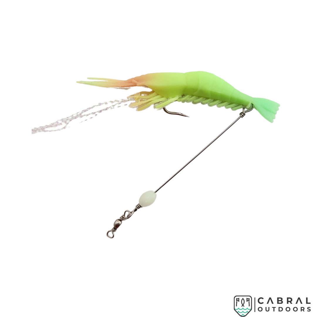 Lucana Soft Shrimp Lure With Leader Cord | 3pcs/pk Shrimp Lucana Cabral Outdoors