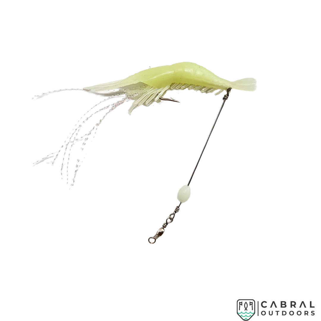 Lucana Soft Shrimp Lure With Leader Cord | 3pcs/pk Shrimp Lucana Cabral Outdoors