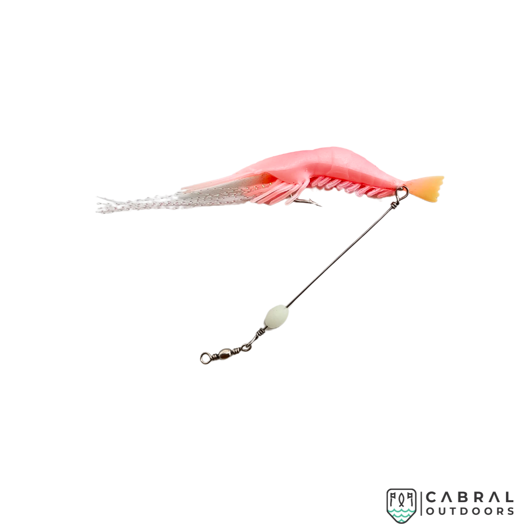 Lucana Soft Shrimp Lure With Leader Cord | 3pcs/pk Shrimp Lucana Cabral Outdoors
