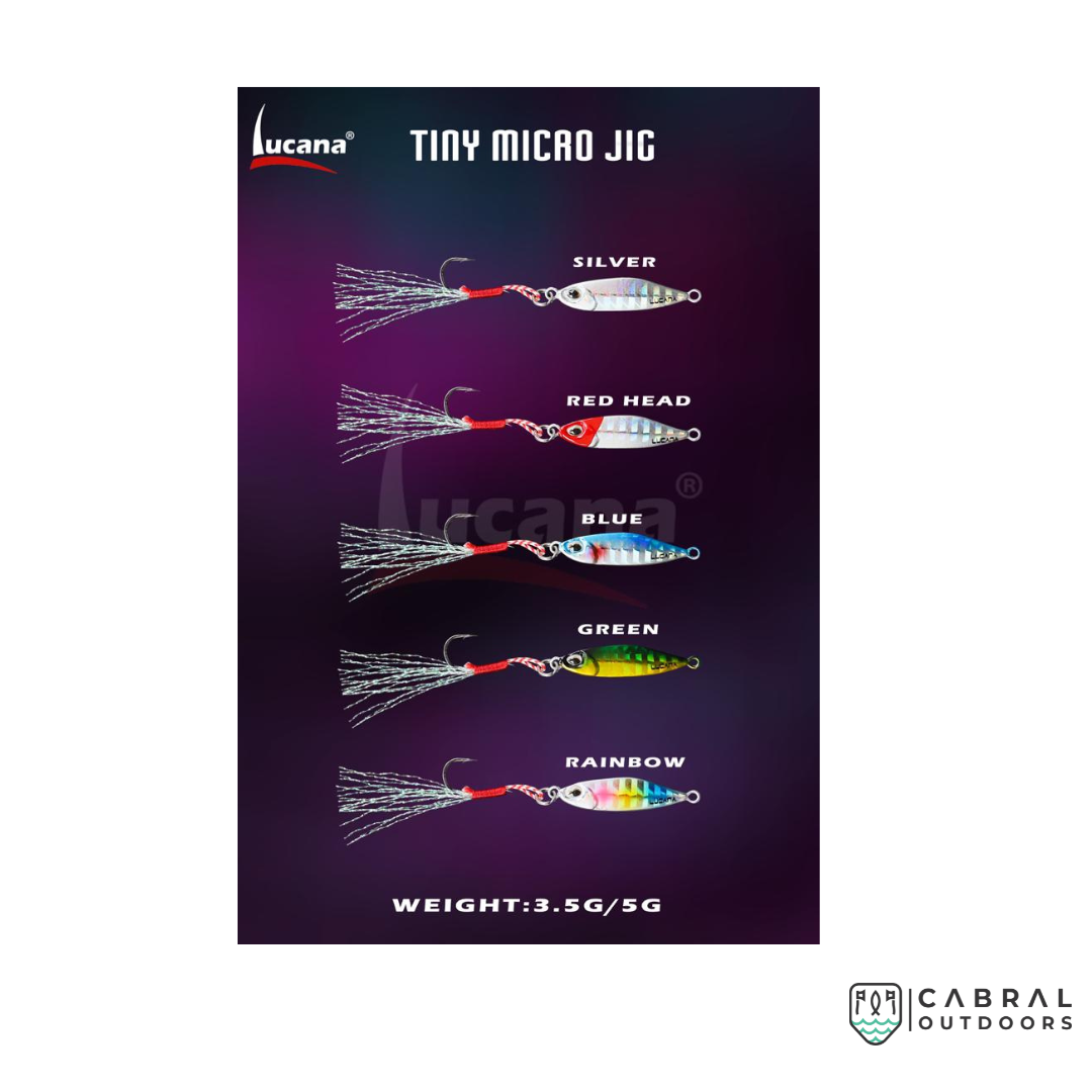 Lucana Tiny Micro Jig | 3.5g-5g Jigs Lucana Cabral Outdoors