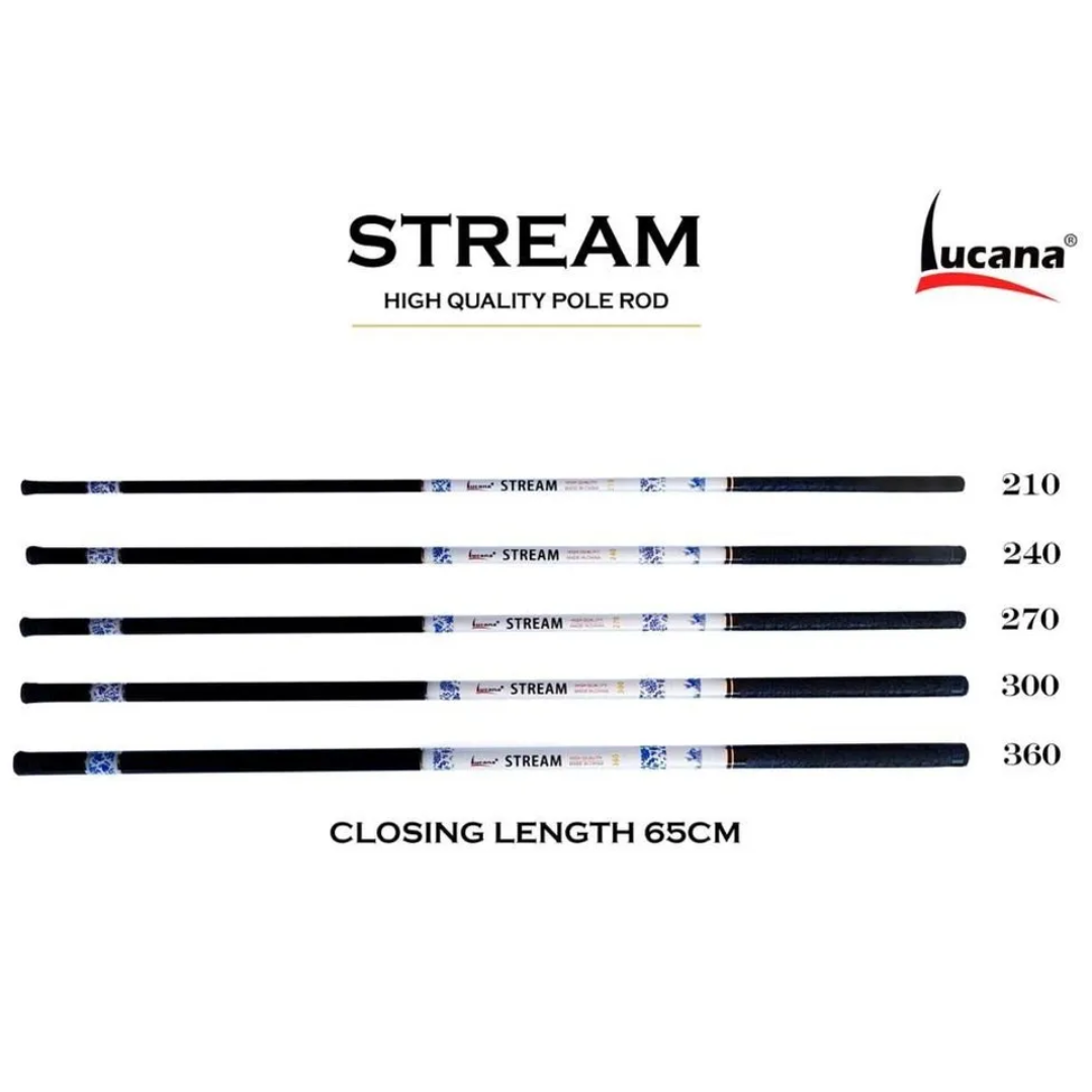 Lucana Stream Pole 7-11ft Spinning Rods Lucana Cabral Outdoors