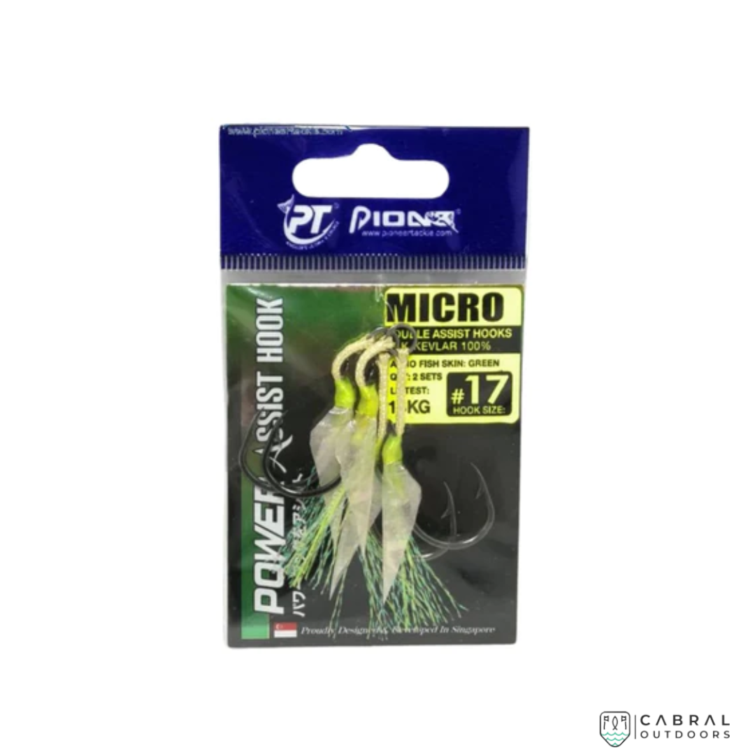 Pioneer Micro Double Assist Hook, #17, Cabral Outdoors