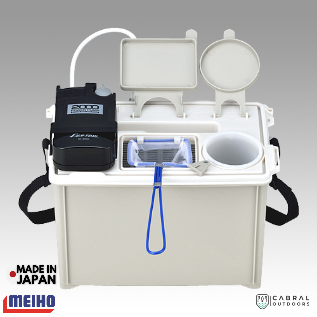 Meiho Ikiesa Bag Live Bait Box Live Bait Box Meiho Cabral Outdoors