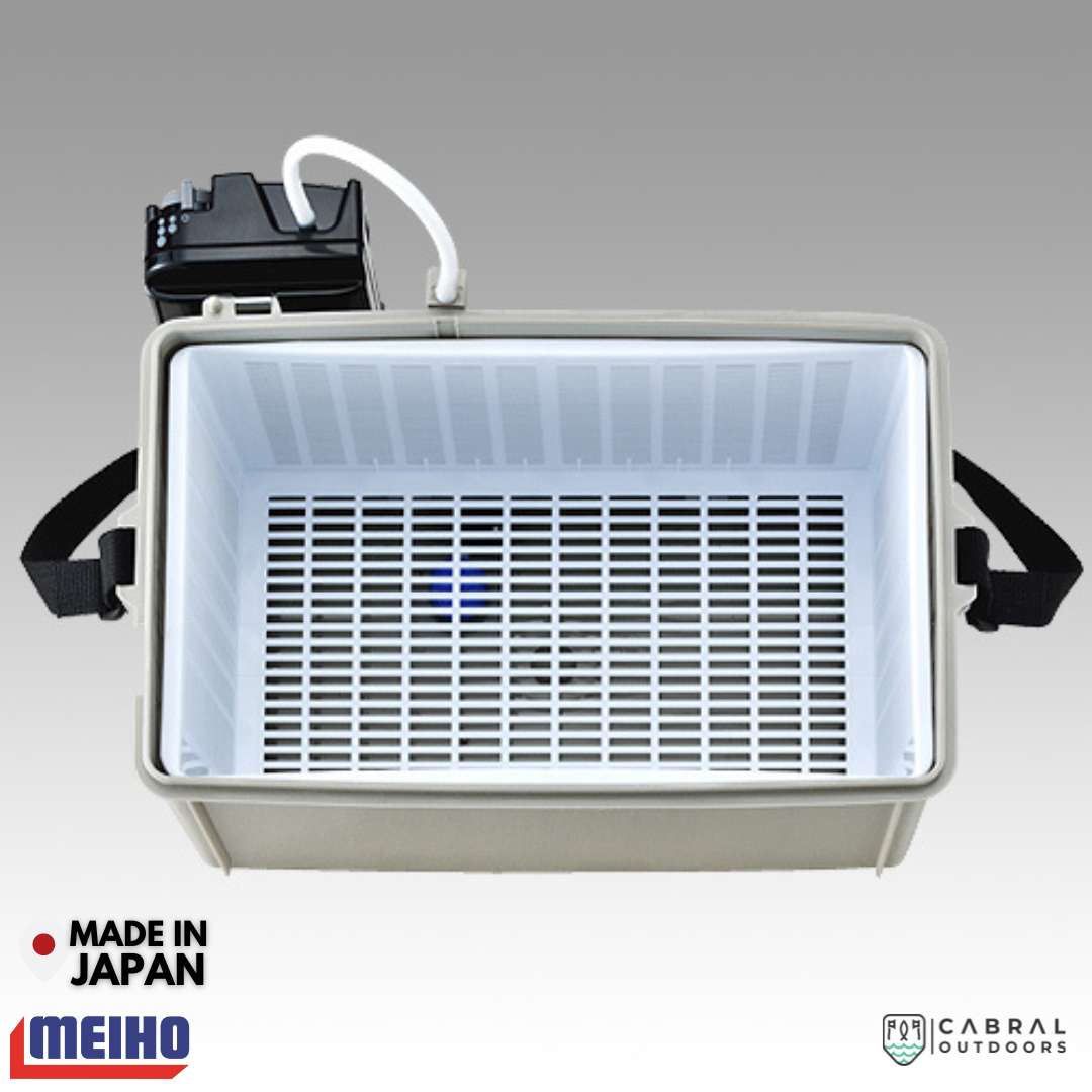 Meiho Ikiesa Bag Live Bait Box Live Bait Box Meiho Cabral Outdoors