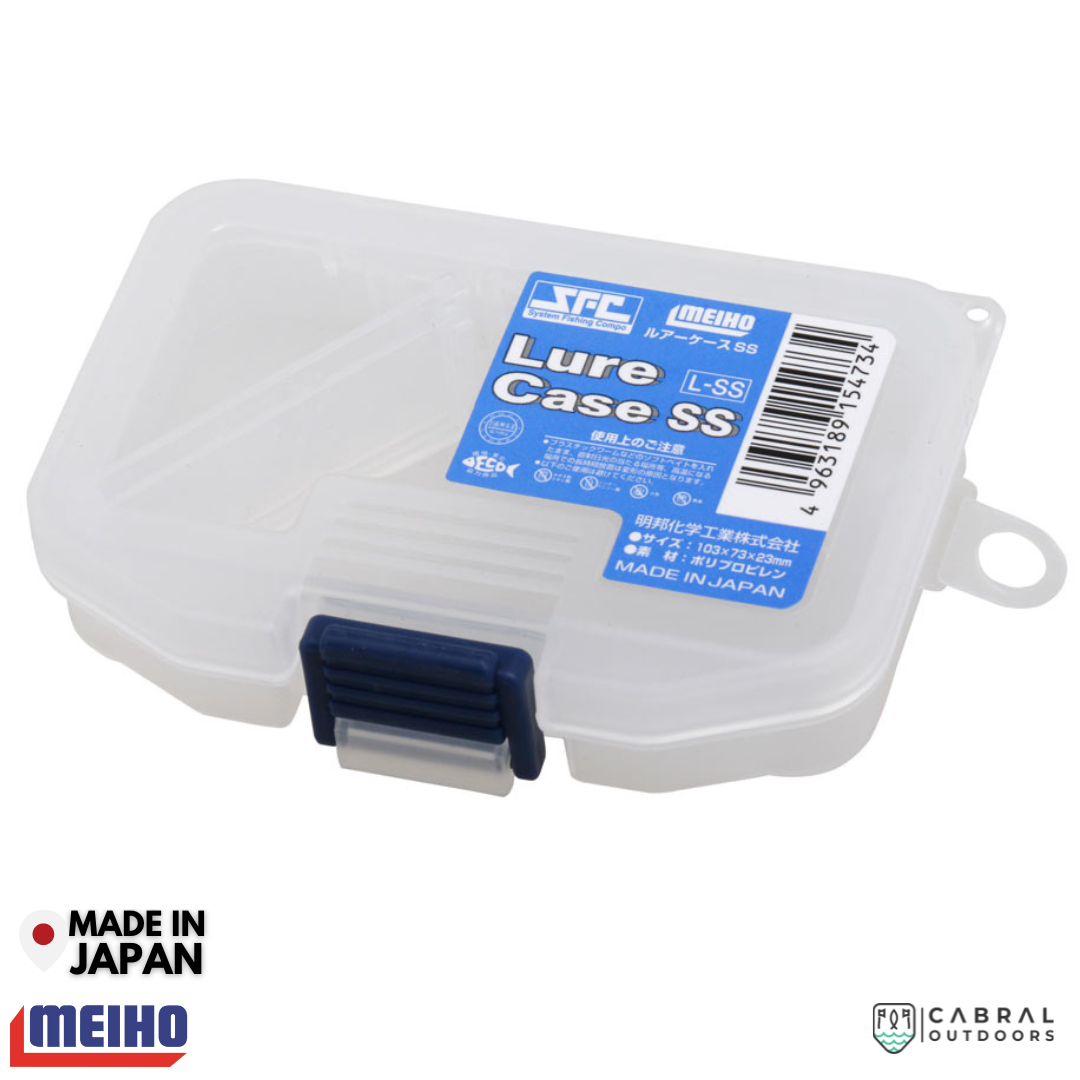 Meiho Lure Case SS | 4 Compartments Tackle Box Tackle Box Meiho Cabral Outdoors
