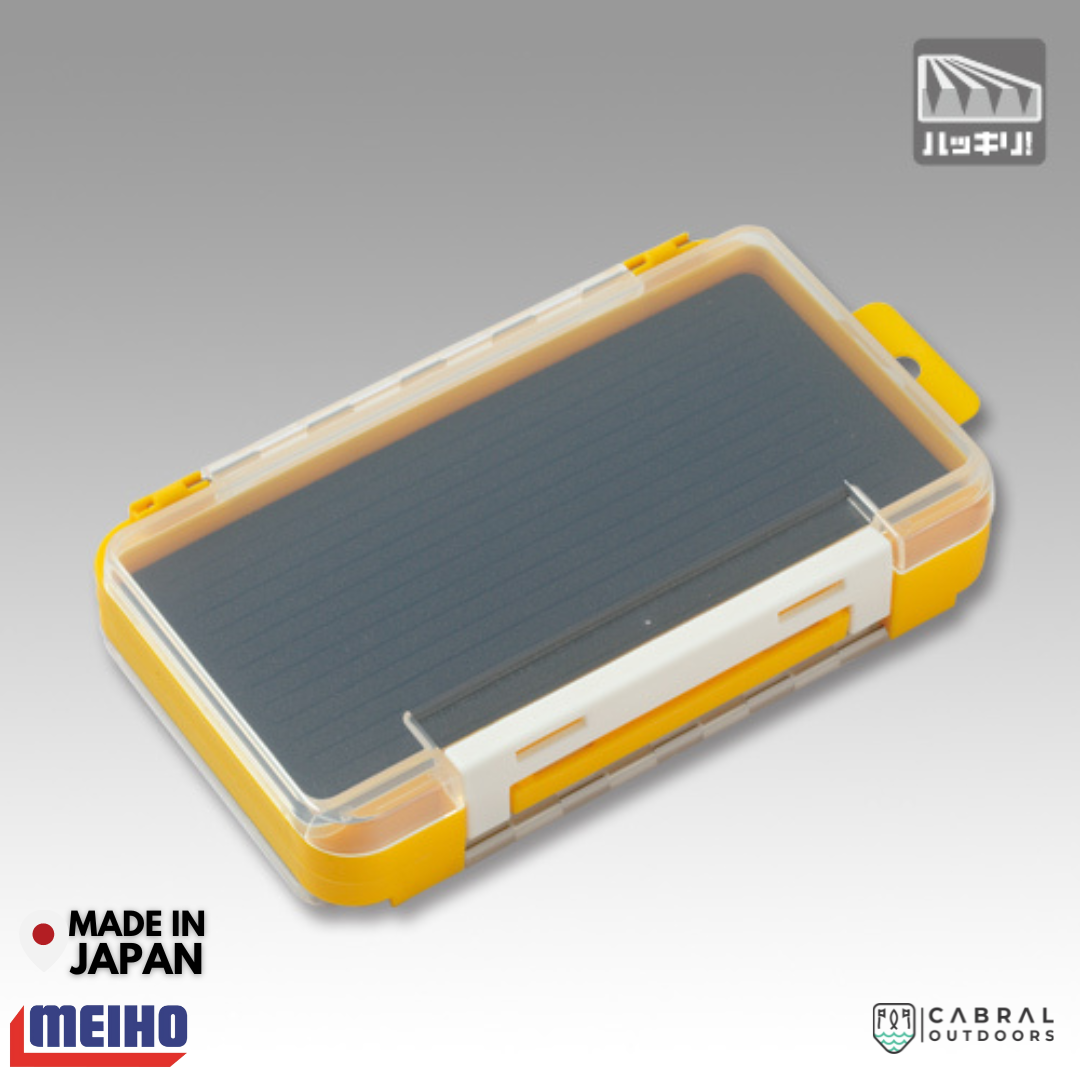 Meiho Rungun Case 1010W-2 | Yellow Tackle Box Meiho Cabral Outdoors