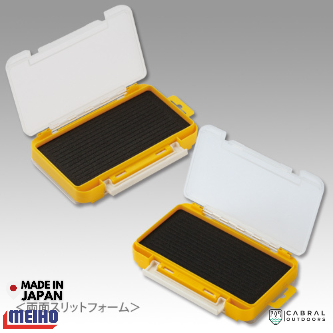 Meiho Rungun Case 1010W-2 | Yellow Tackle Box Meiho Cabral Outdoors
