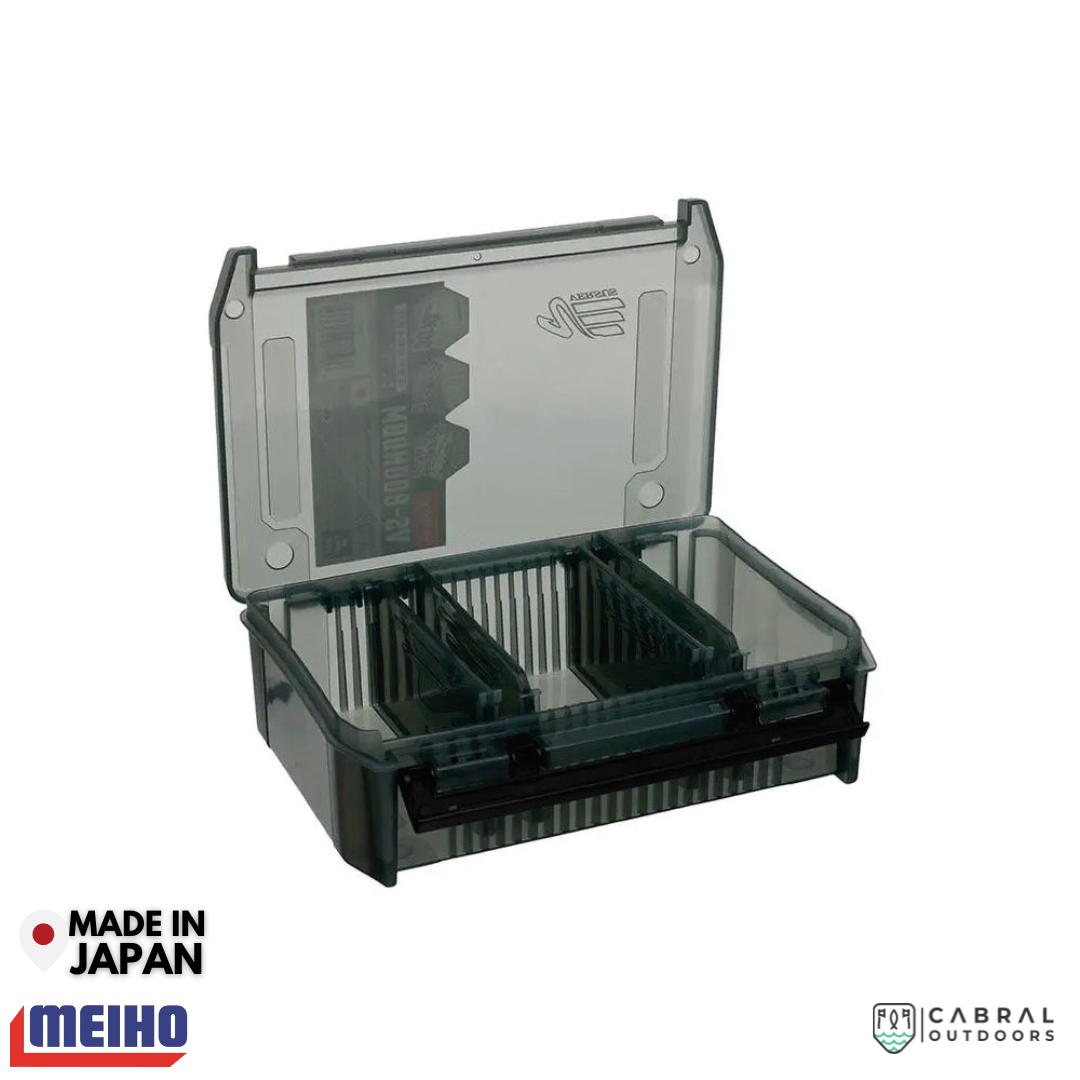 Meiho VS-800NDDM | 5 Compartments Tackle Box Tackle Box Meiho Cabral Outdoors