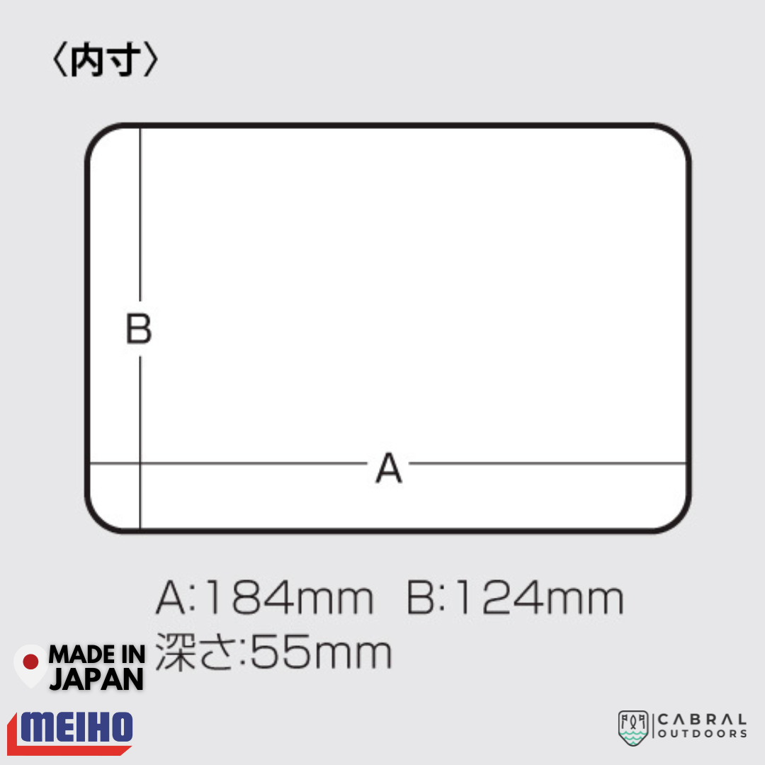 Meiho Water Guard 800 Tackle Box Meiho Cabral Outdoors