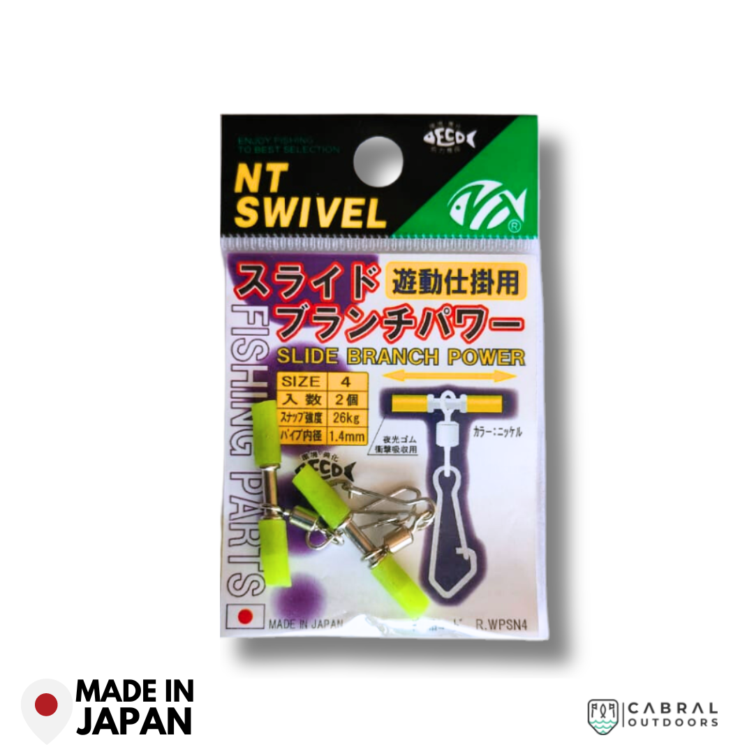 NT Slide Branch Power | Size: 4 Snap and Swivel NT Swivel Cabral Outdoors